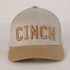 Guadalajara Western Wear Cinch Men's Flexfit Cap - Khaki Accessories