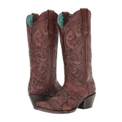 Guadalajara Western Wear Corral Boots Women's Whiskey Snip Toe Boot