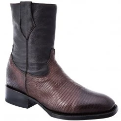 Guadalajara Western Wear White Diamond Armadillo Brown Men's Dubai Toe Ankle Boot