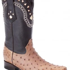 Guadalajara Western Wear White Diamond Ostrich Mink Men's 3x Toe Boots
