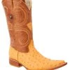 Guadalajara Western Wear White Diamond Ostrich Butter Men's 3x Toe Boots