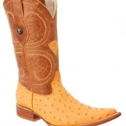 Guadalajara Western Wear White Diamond Ostrich Butter Men's 3x Toe Boots