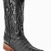 Guadalajara Western Wear White Diamond Caiman Black Men's 3x Toe Boots