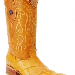 Guadalajara Western Wear White Diamonds Anguila 3x Butter Toe Men's Boots