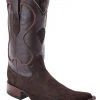 Guadalajara Western Wear White Diamond Bull Shoulder 3x Toe Men's Boots - Brown