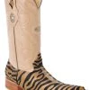 Guadalajara Western Wear White Diamond Stingray 3x Toe Men's Boot - Orix Zebra 2 Guadalajara Western Wear White Diamond Stingray 3x Toe Men's Boot - Orix Zebra