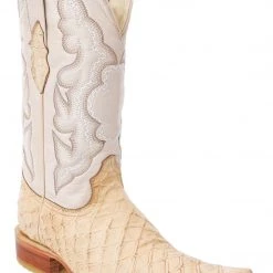 Guadalajara Western Wear White Diamond Bear Print 3x Toe Men's Boots - Orix