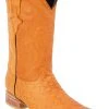 Guadalajara Western Wear White Diamond Bear Print 3x Toe Men's Boots - Butter