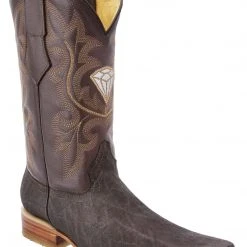 Guadalajara Western Wear White Diamond Elephant Print Versace Toe Men's Boot - Brown