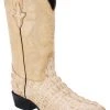 Guadalajara Western Wear White Diamond Caiman Imitation Men's J Toe Boots - Orix