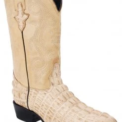 Guadalajara Western Wear White Diamond Caiman Imitation Men's J Toe Boots - Orix