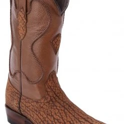Guadalajara Western Wear White Diamond Bull Shoulder J Toe Men's Boots - Honey