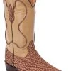 Guadalajara Western Wear White Diamond Bull Shoulder J Toe Men's Boots - Sand 1 Guadalajara Western Wear White Diamond Bull Shoulder J Toe Men's Boots - Sand