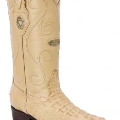 Guadalajara Western Wear White Diamond Caiman J Toe Men's Boot - Orix