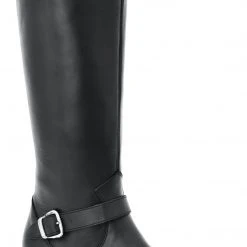 Guadalajara Western Wear White Diamond Black Round Toe Women Boot