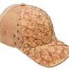 Guadalajara Western Wear Accessories White Diamond Pirarucu Print Exotic Cap - Cognac / Orix