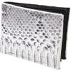 Guadalajara Western Wear White Diamond Python Leather Wallet - Natural