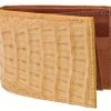 Guadalajara Western Wear White Diamond Cocodrilo Leather Wallet - Mantequilla Accessories