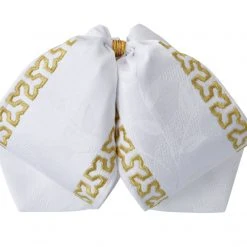 Guadalajara Western Wear Moño Charro - Blanco / Oro Accessories