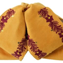 Guadalajara Western Wear Accessories Moño Charro - Amarillo / Vino