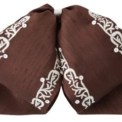 Guadalajara Western Wear Moño Charro - Cafe / Blanco Accessories