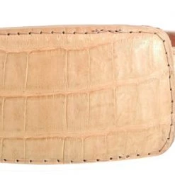 Guadalajara Western Wear Men White Diamond Caiman Leather Belt - Orix