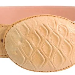 Guadalajara Western Wear White Diamond Oso Imitation Leather Belt - Orix