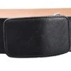 Guadalajara Western Wear Men White Diamond Leather Belt - Negro