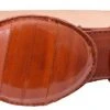 Guadalajara Western Wear White Diamond Anguila Leather Belt - Cognac