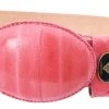 Guadalajara Western Wear Men White Diamond Anguila Leather Belt - Rosa