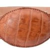 Guadalajara Western Wear White Diamond Caiman Imitation Leather Belt - Cognac Men