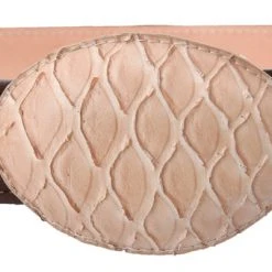 Guadalajara Western Wear White Diamond Oso Imitation Leather Belt - Orix Men