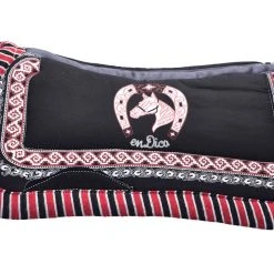 Guadalajara Western Wear Suadero Lona Cuadrado Negro