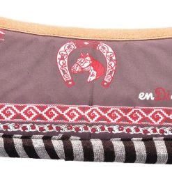 Guadalajara Western Wear Suadero Pony Tejido Cuadrado Cafe Horse Gear / Accesorios Para Caballo