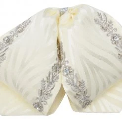 Guadalajara Western Wear Moño Charro - Crema / Plata