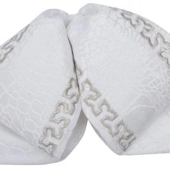 Guadalajara Western Wear Moño Charro - Blanco / Plata Accessories