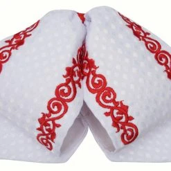 Guadalajara Western Wear Accessories Moño Charro - Blanco / Rojo