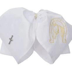 Guadalajara Western Wear Accessories Moño Charro - Blanco / Oro