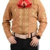 Guadalajara Western Wear Men Camisa Charra Tradicional - Camel